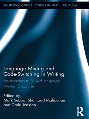 cover image of Language Mixing and Code-Switching in Writing